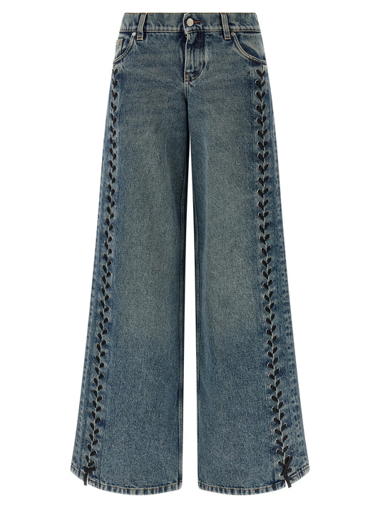 Stella McCartney Blue Cotton Jeans Denim