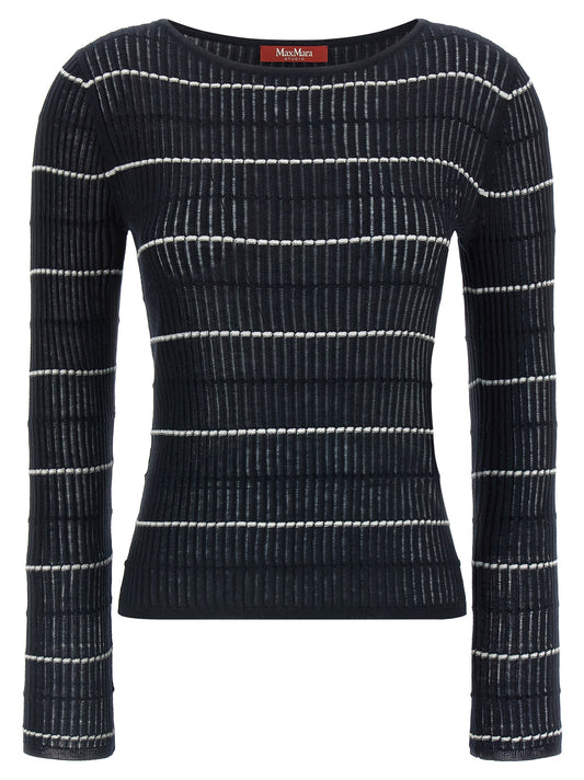 Max Mara Blue Silk Cardigan