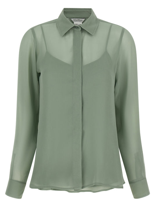 Max Mara Bicolor Silk Blouse