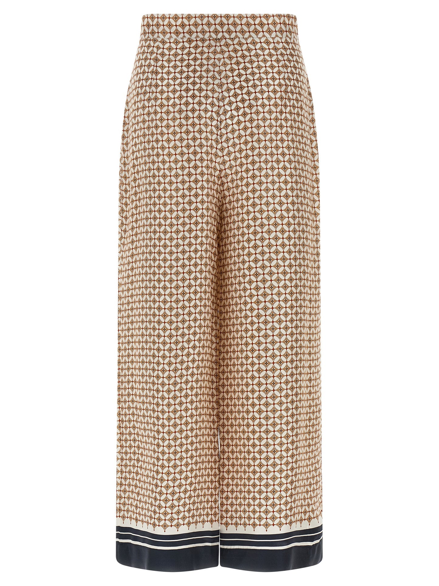 Max Mara Blue Silk Pants