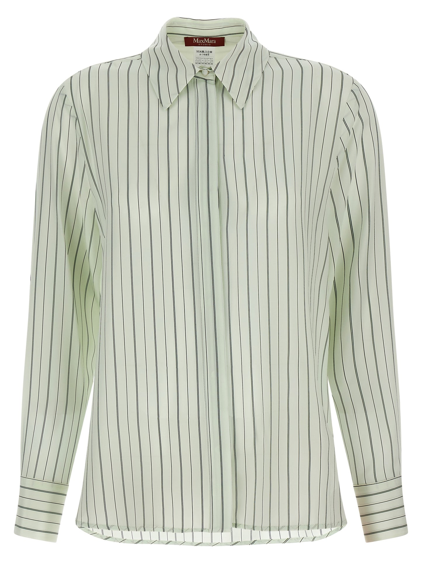 Max Mara Bicolor Silk Blouse