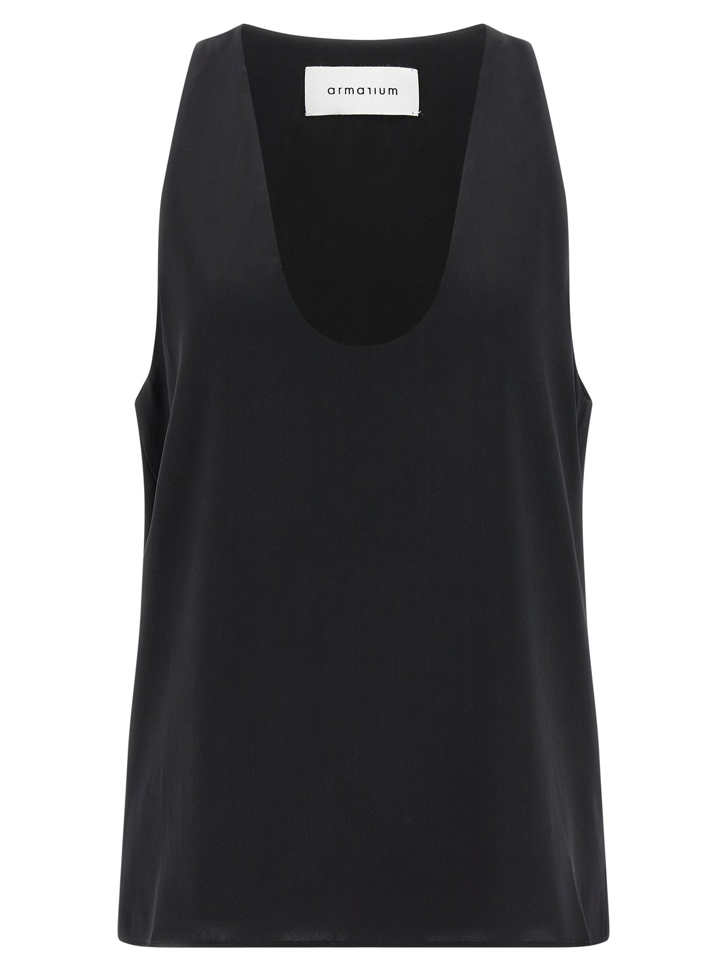 Armarium Black Silk Tank Tops
