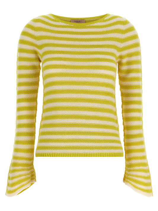 Twinset Bicolor Cotton Cardigan