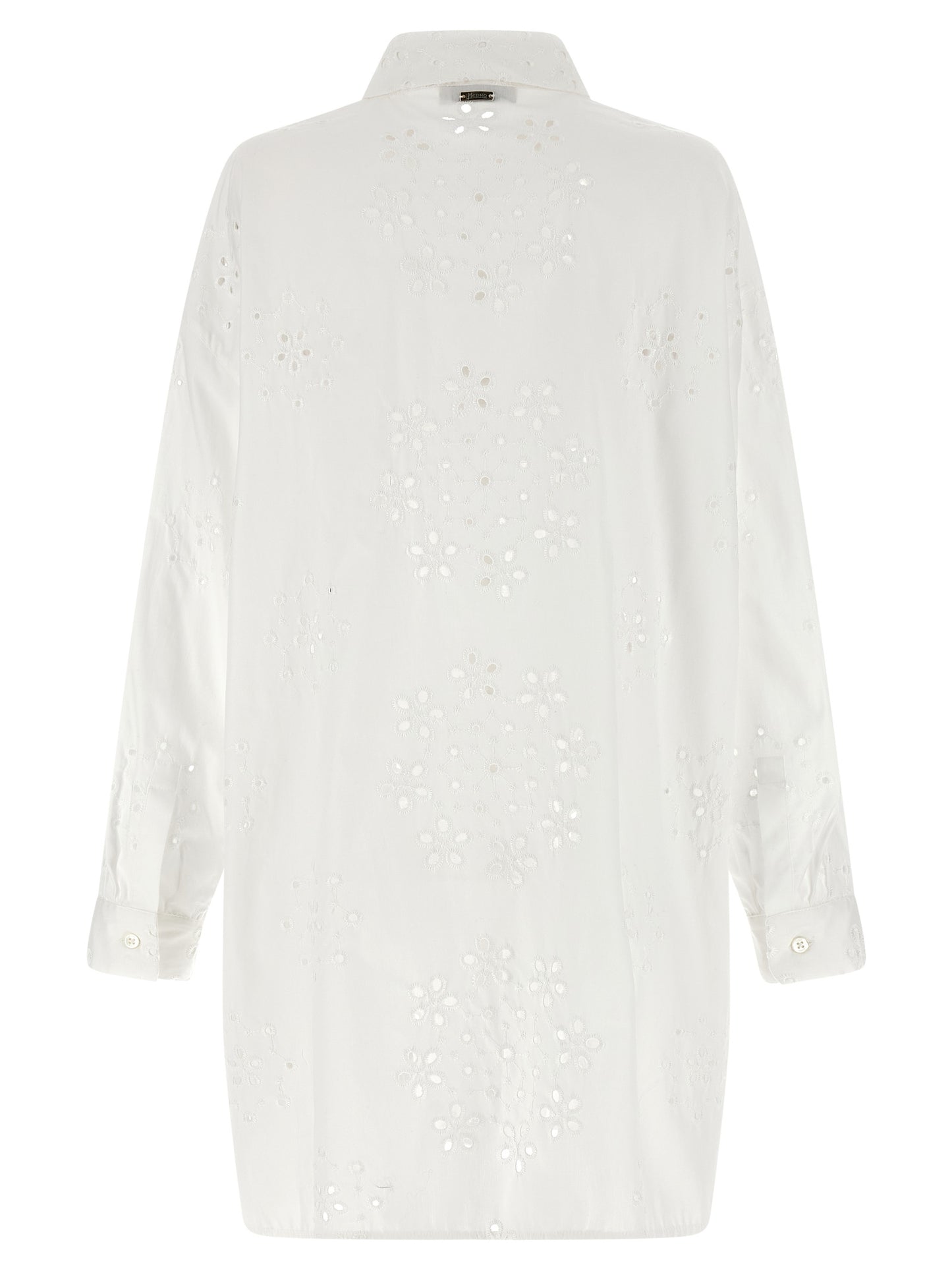 Herno White Cotton Blouse