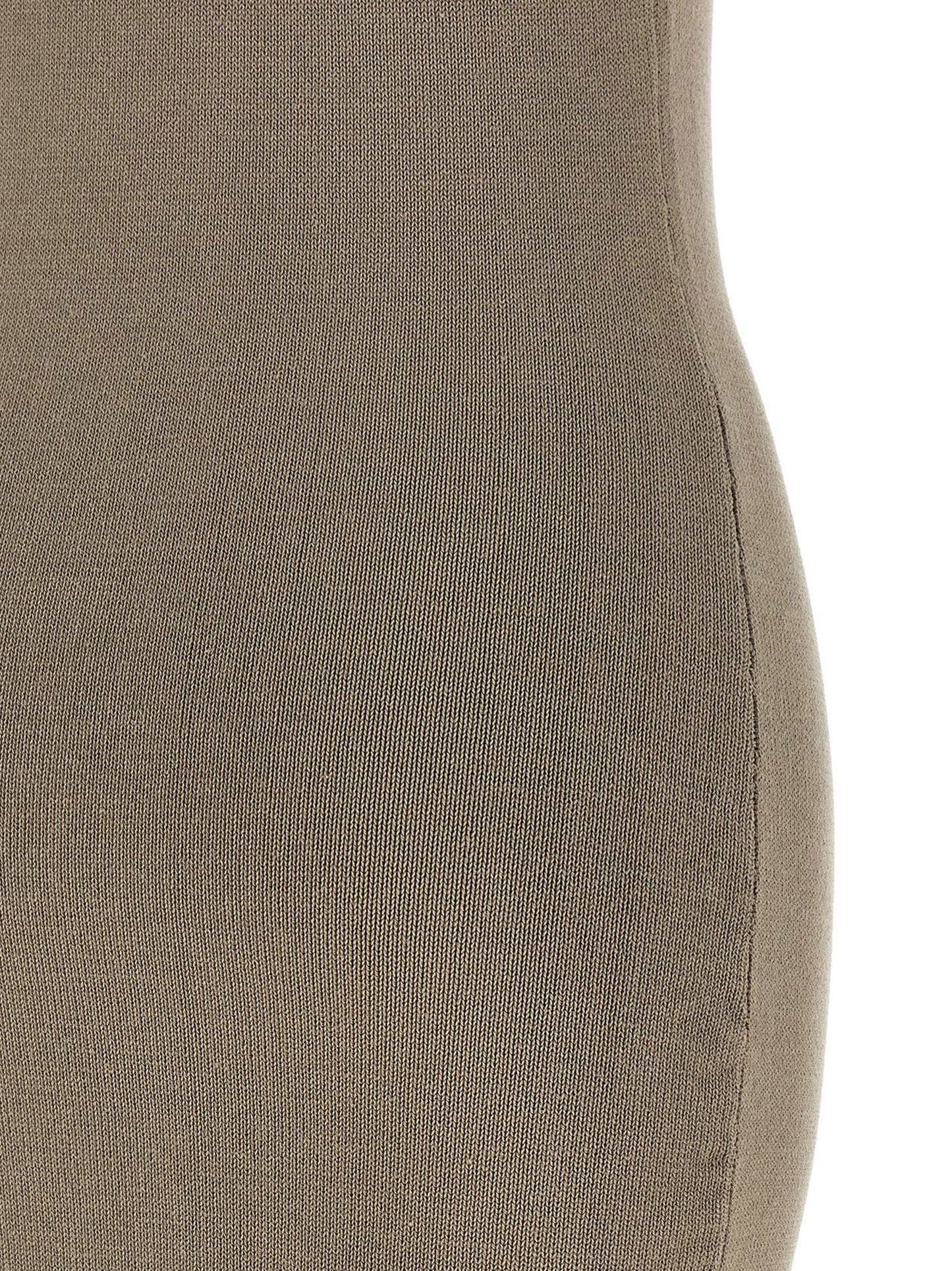 Entire Studios Beige Cotton Midi Dress