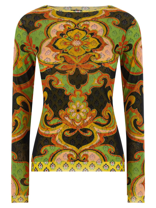 Etro Multicolor Polyamide Cardigan