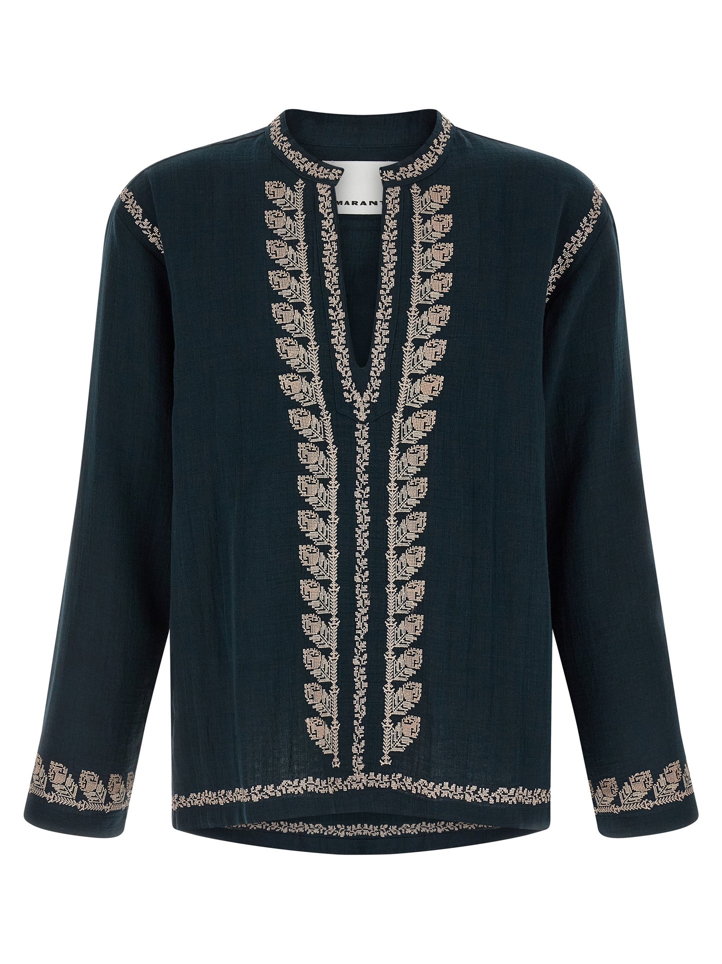 Isabel Marant Blue Cotton Blouse