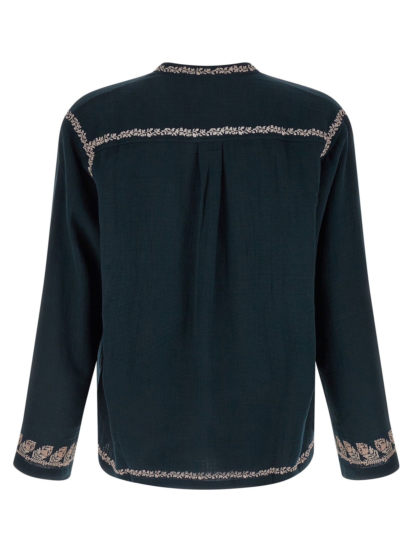Isabel Marant Blue Cotton Blouse
