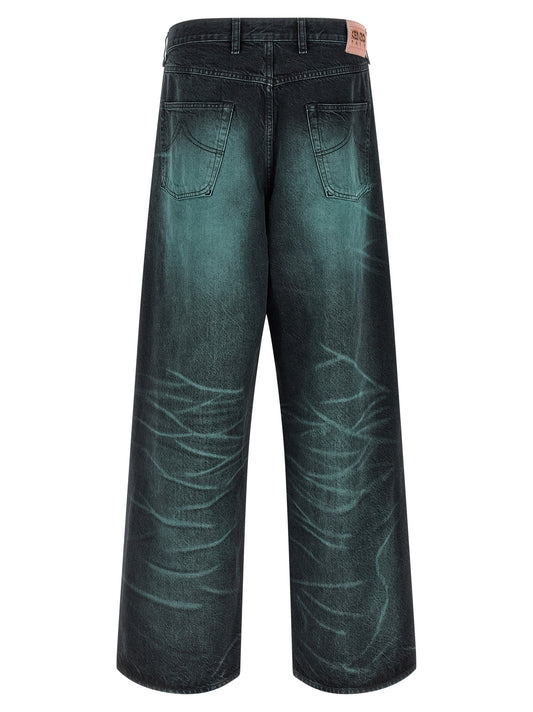 Kenzo Blue Cotton Jeans Denim