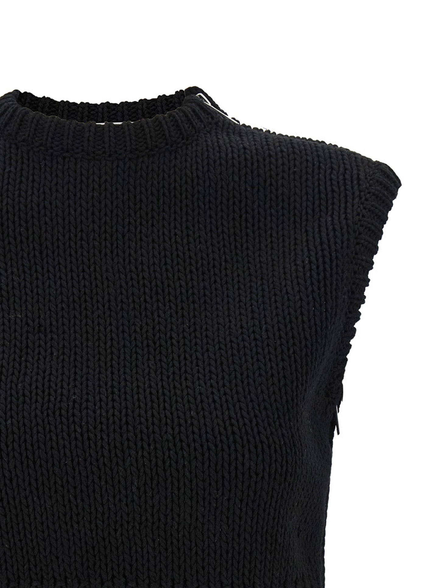 Max Mara Black Cotton Cardigan