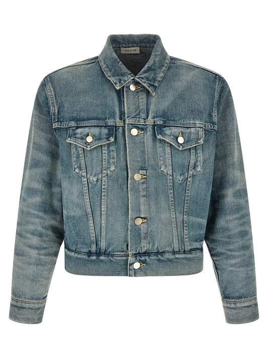 Fear Of God Blue Cotton Denim Jacket