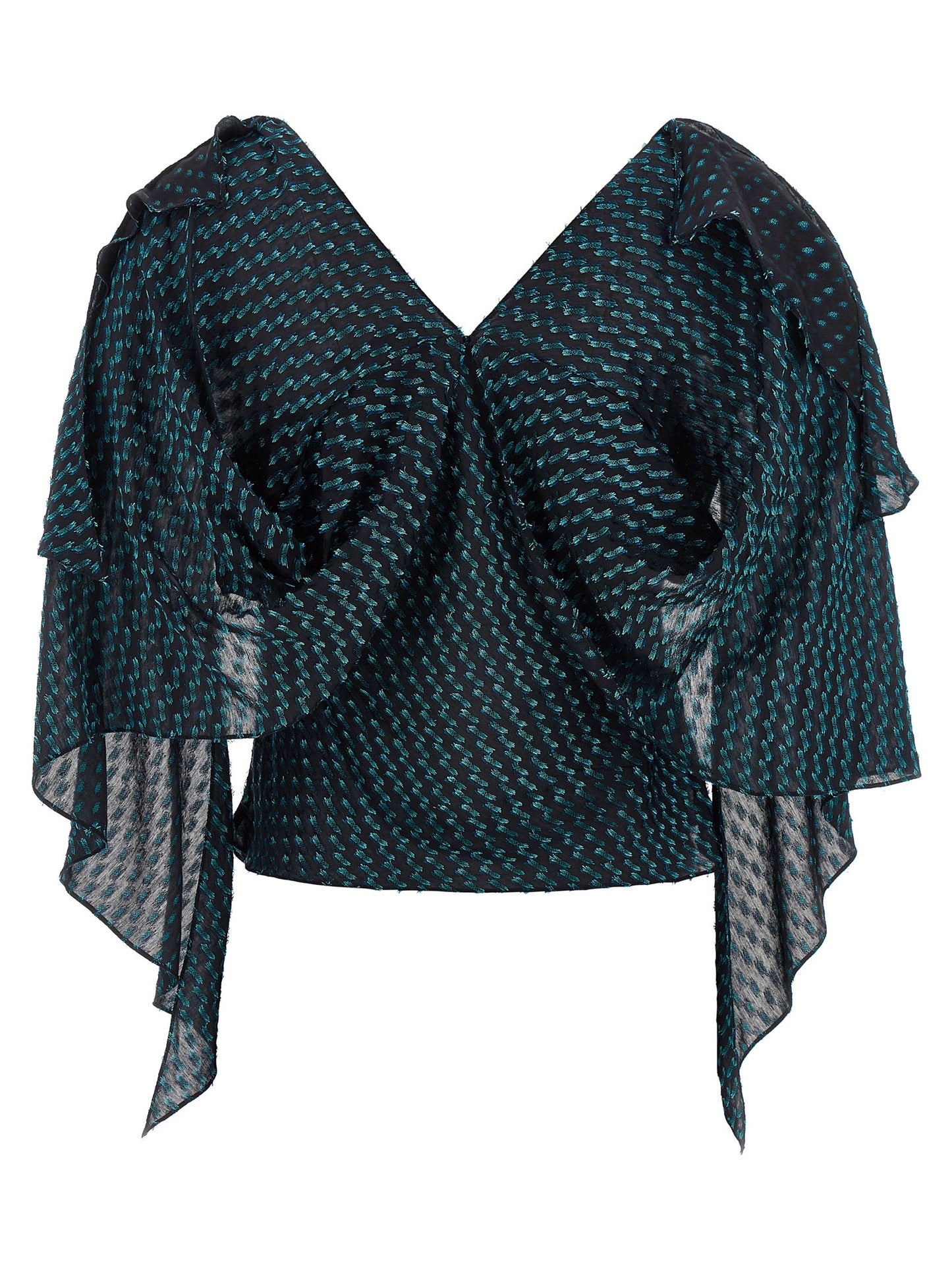 Kiko Kostadinov Blue Modal Blouse