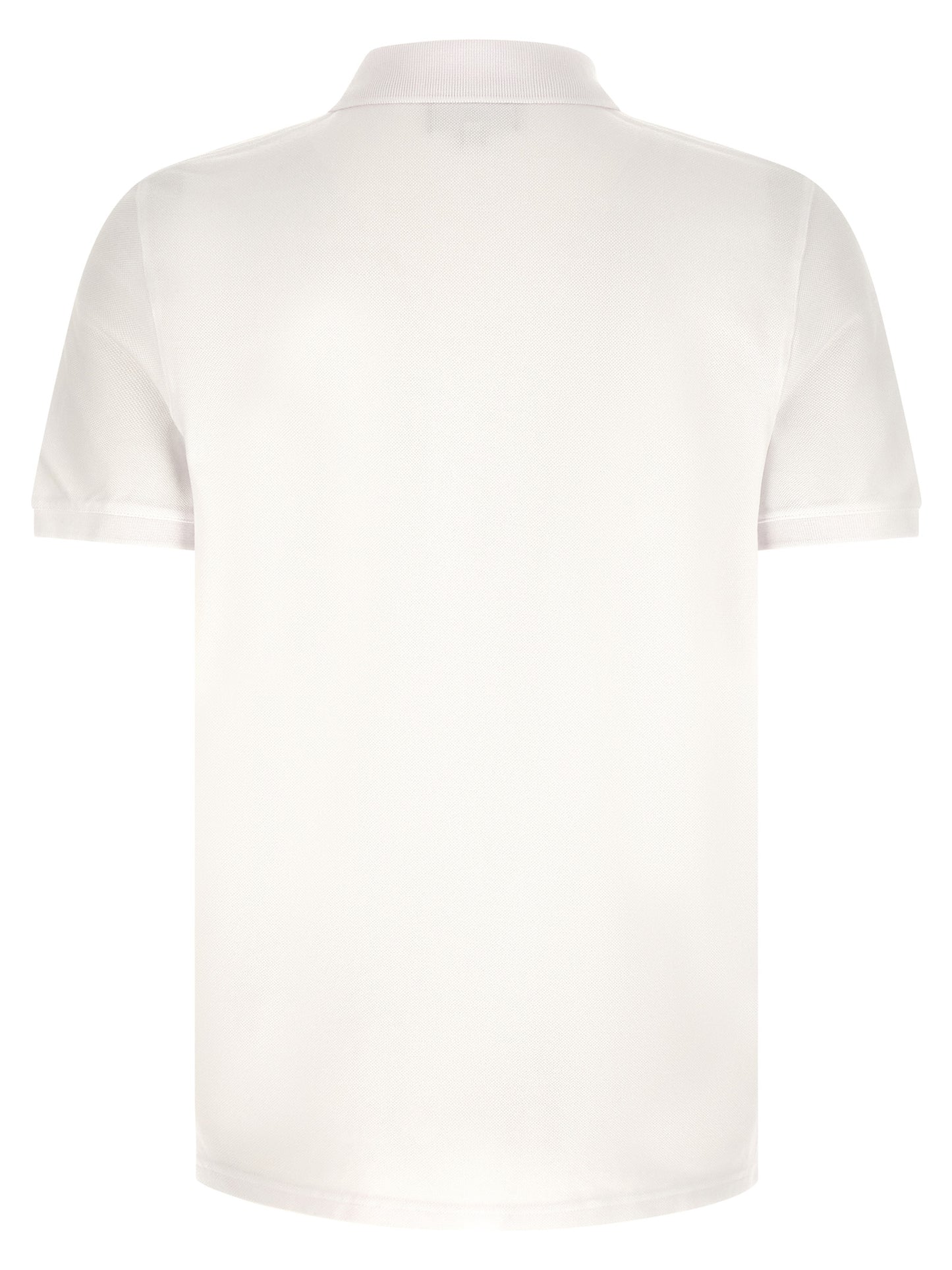 Maison Kitsuné White Cotton Polo Shirt