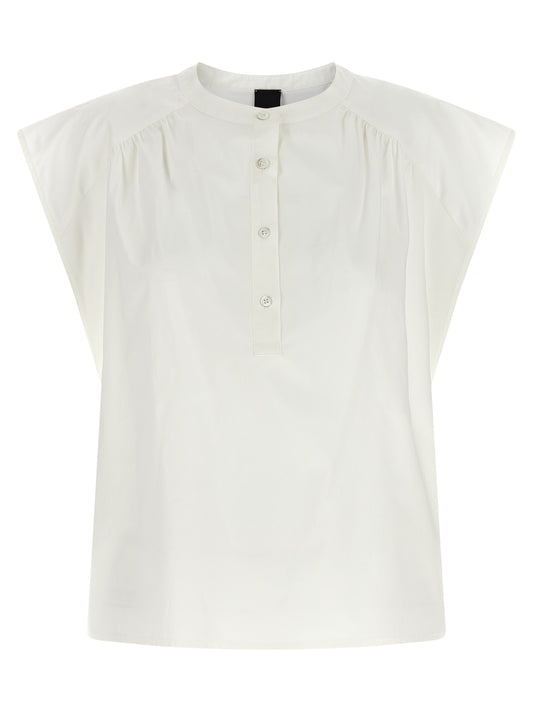 PINKO White Cotton Blouse