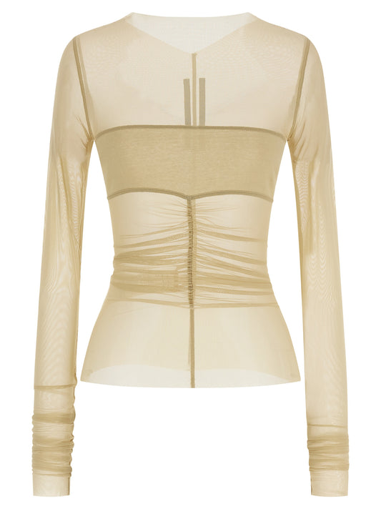 Rick Owens Beige Nylon Shirt