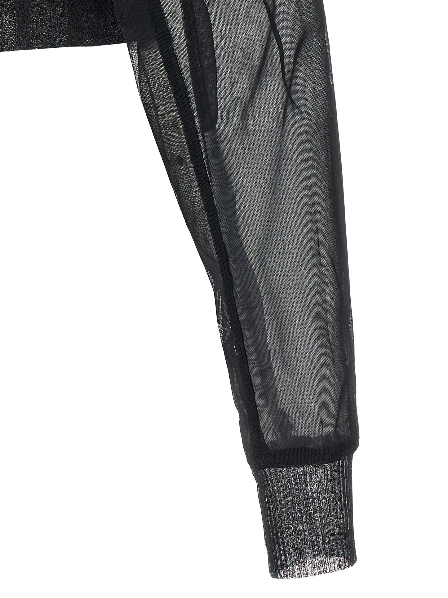 Rick Owens Black Nylon Bomber