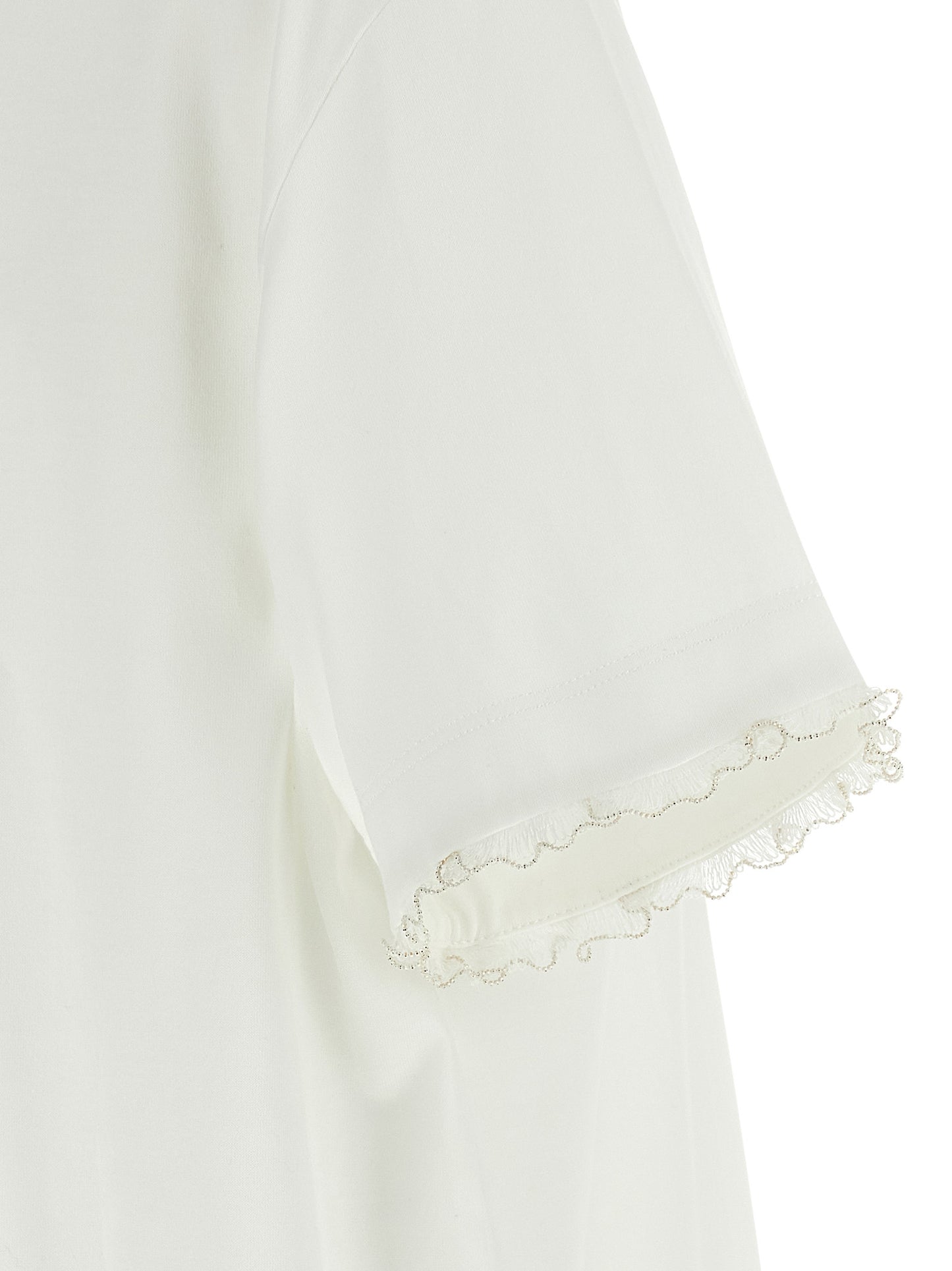 Fabiana Filippi White Cotton T-Shirt