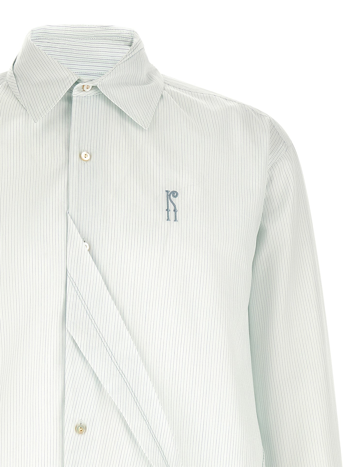 Kiko Kostadinov Bicolor Cotton Blouse