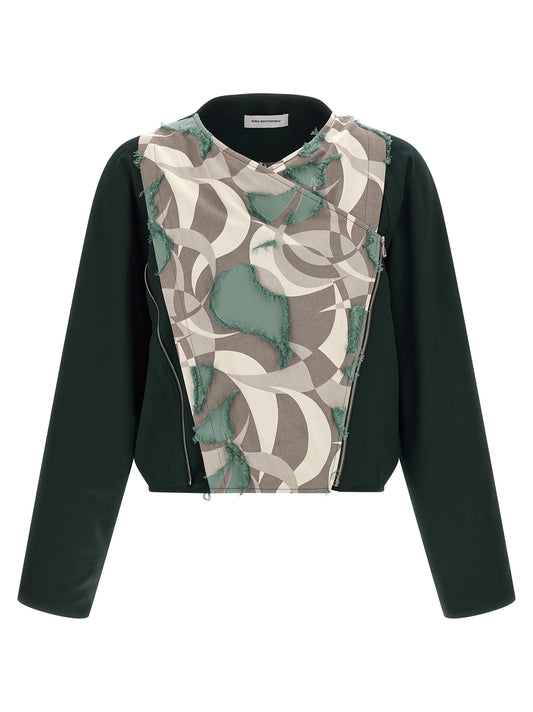 Kiko Kostadinov Multicolor Virgin Wool Shell Jacket