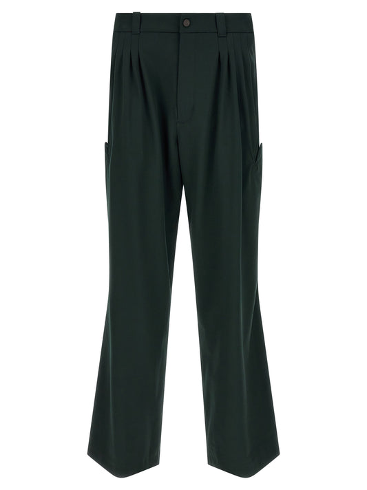 Kiko Kostadinov Bicolor Virgin Wool Casual Pants