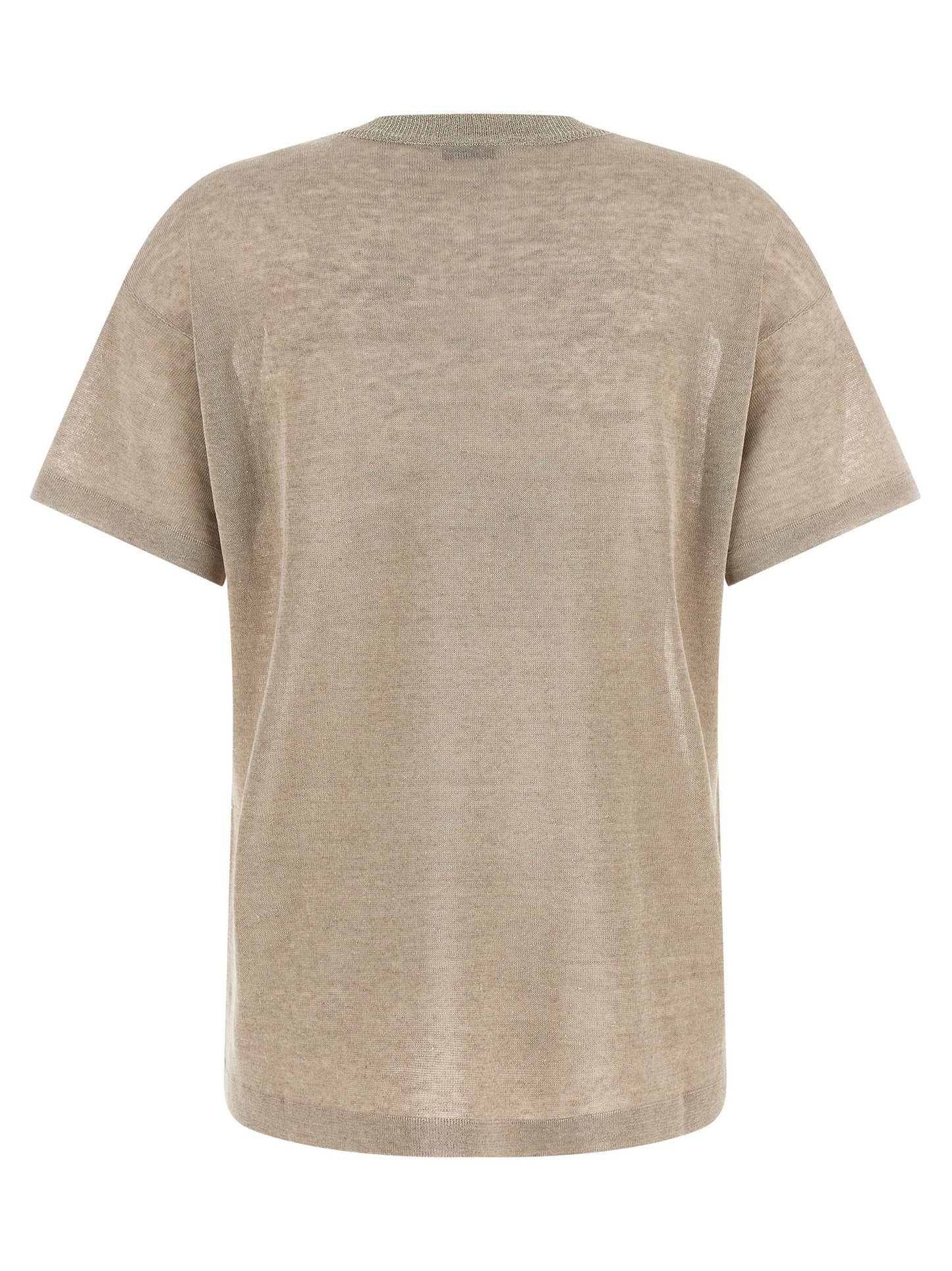 Brunello Cucinelli Beige Linen Cardigan