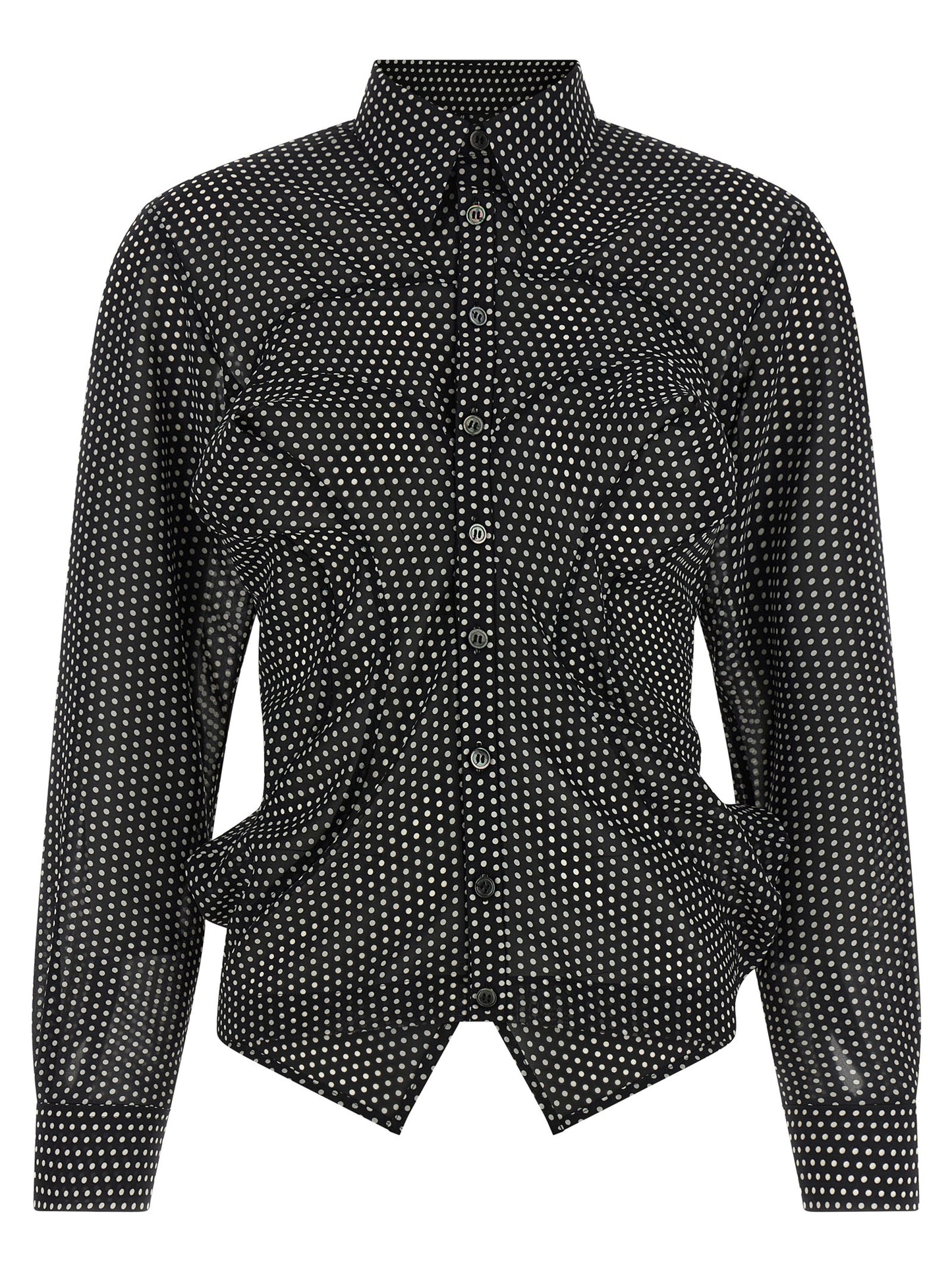 Junya Watanabe Bicolor Polyester Blouse
