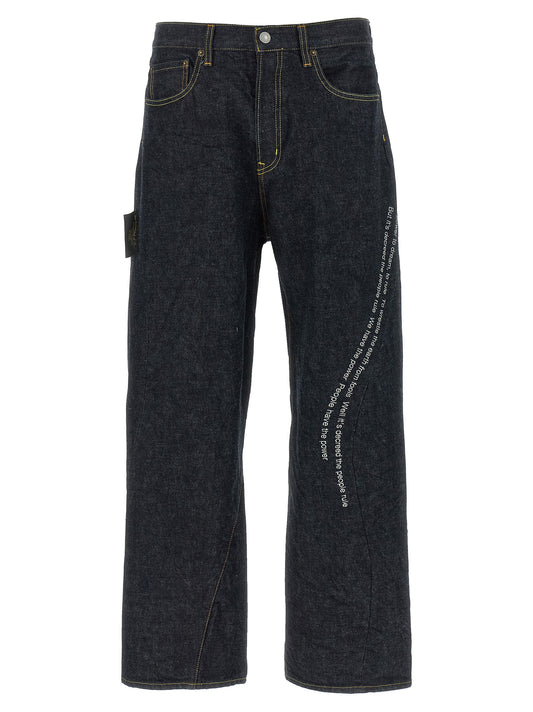 Undercover Blue Cotton Jeans Denim