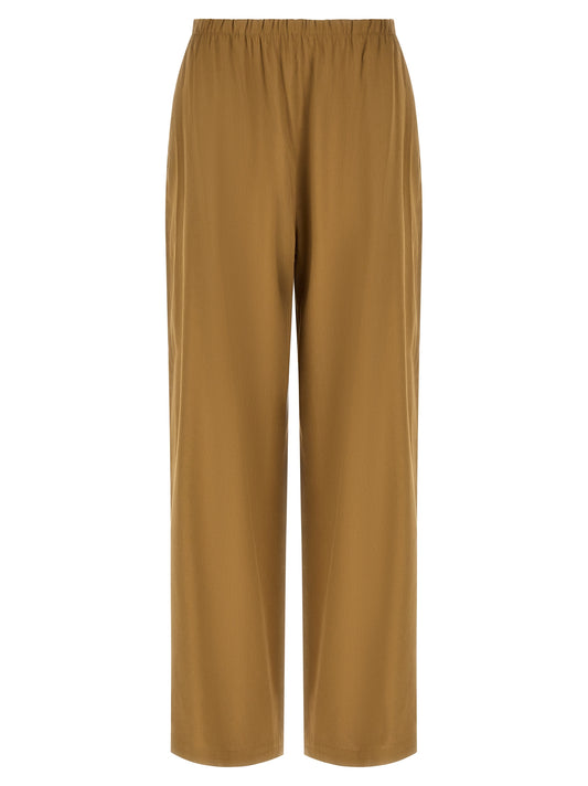 Max Mara Beige Linen Casual Pants