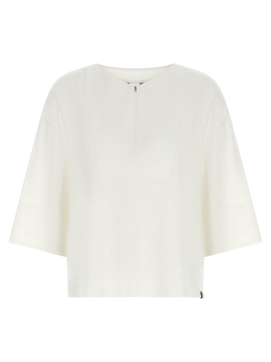 Max Mara White Linen Blouse
