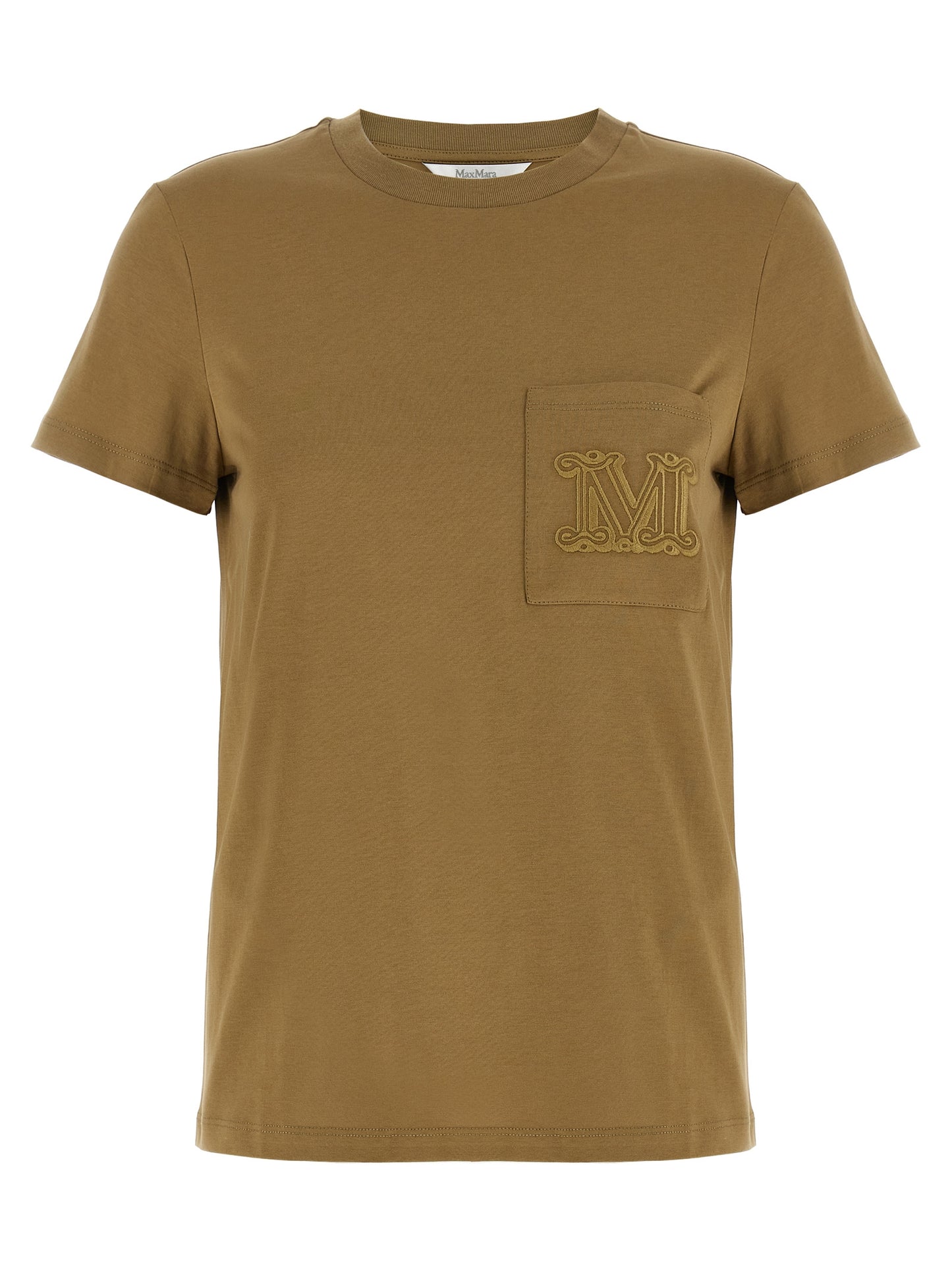 Max Mara Brown Cotton T-Shirt