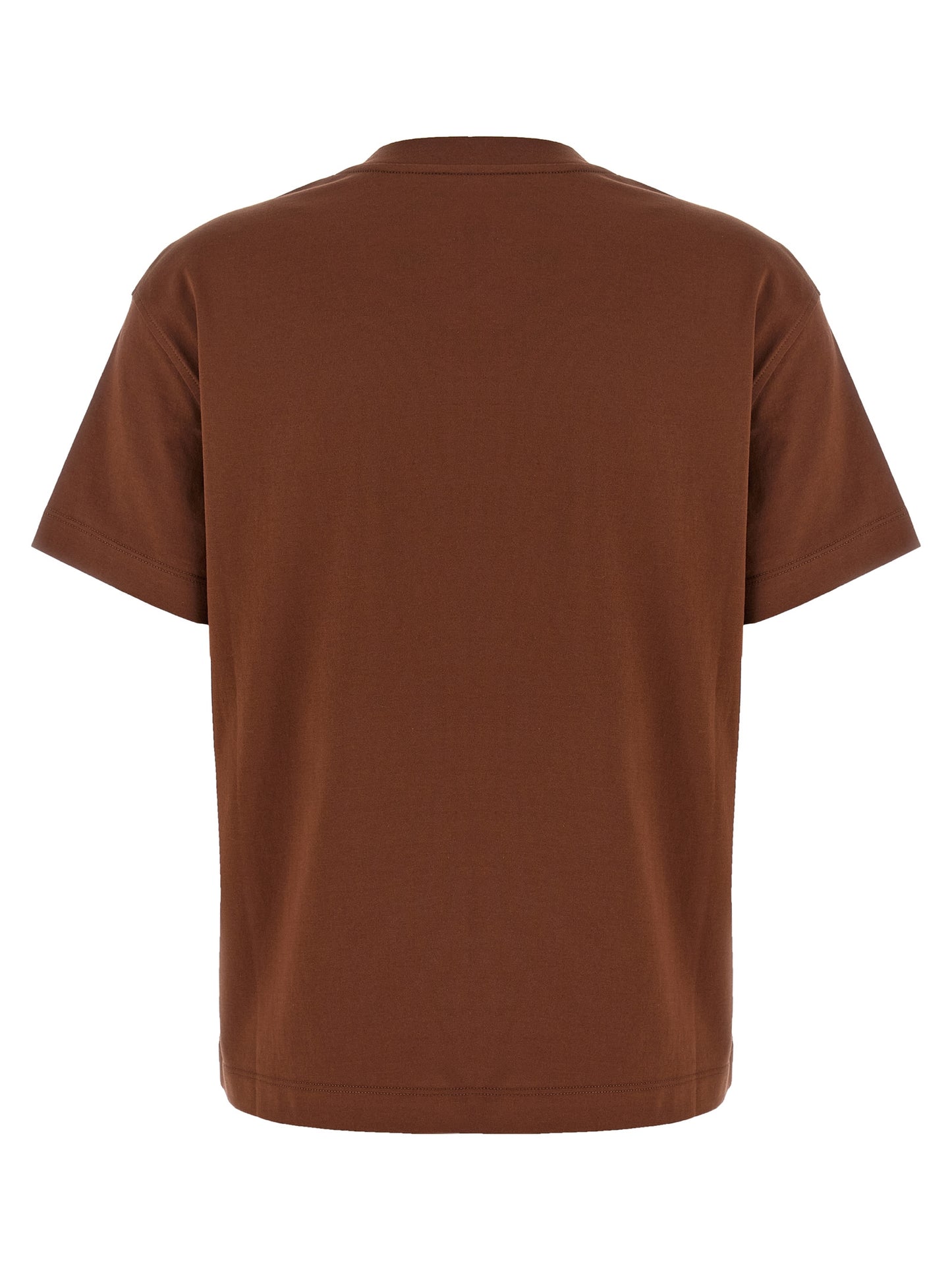 Brunello Cucinelli Brown Cotton T-Shirt