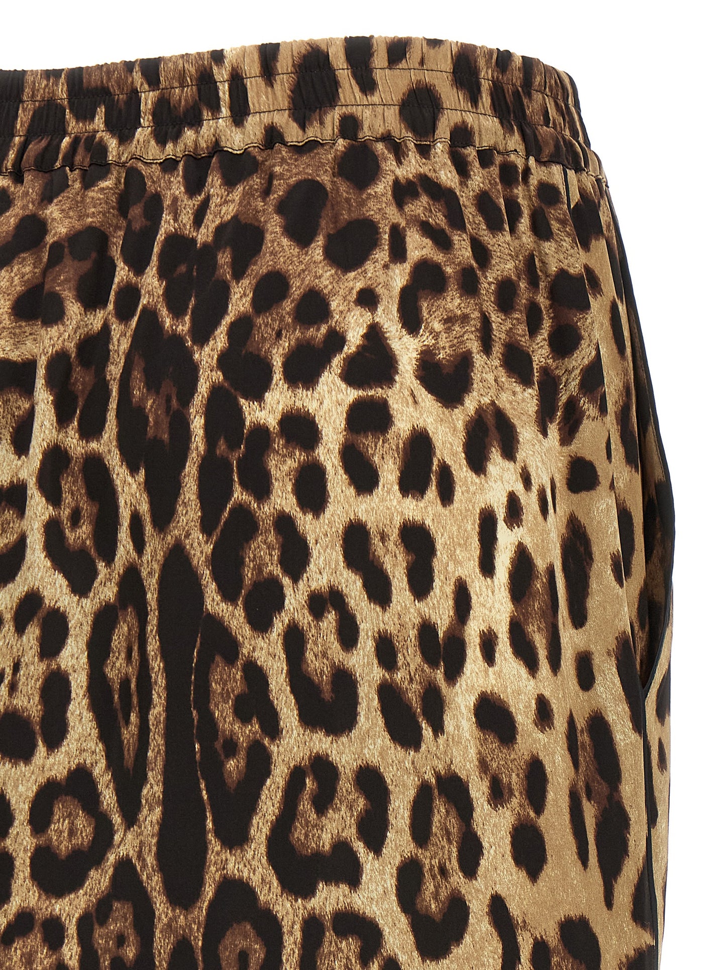 Dolce & Gabbana Brown Silk Bermuda Shorts