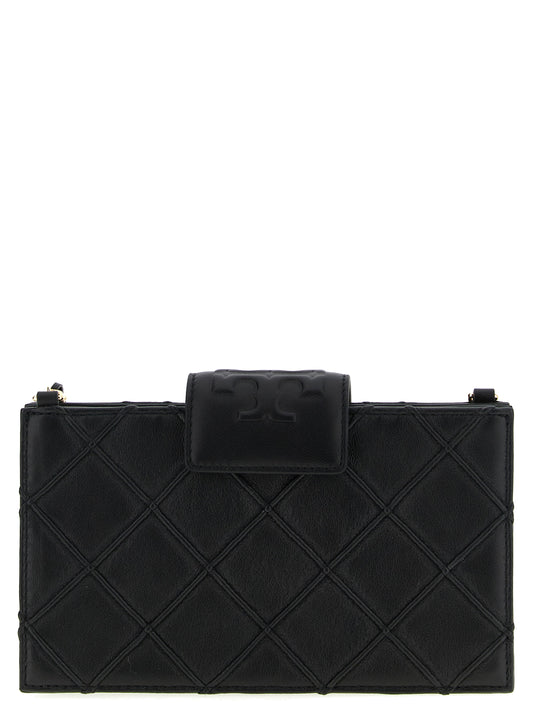 Tory Burch Black Lamb Leather Cardholder