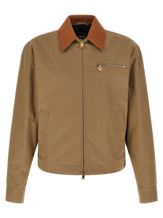 Versace Beige Cotton Jacket