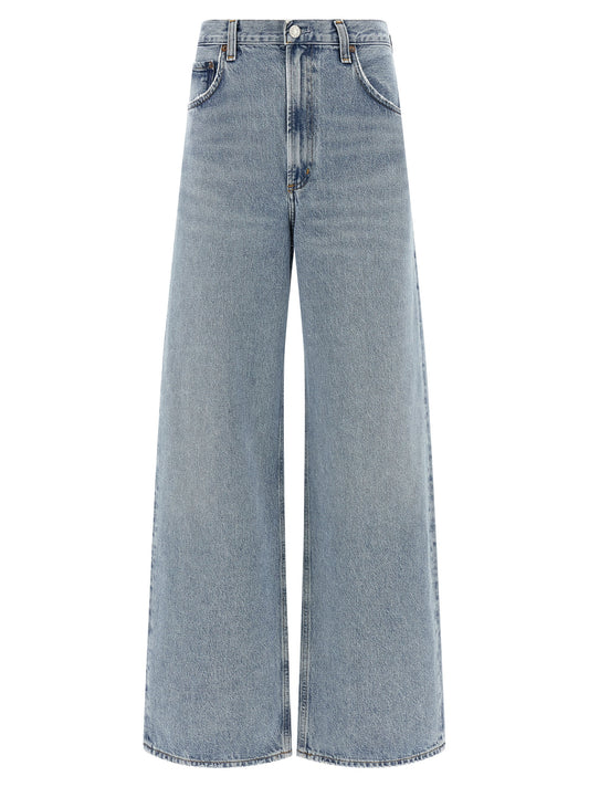 Agolde Blue Cotton Tapered Jeans