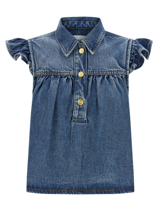 Ganni Blue Denim Shirt
