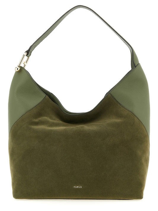 Furla Bicolor Calfskin Shoulder Bag