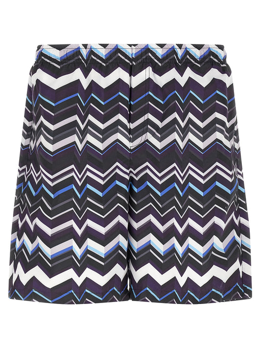 Missoni Multicolor Polyester Swim Shorts