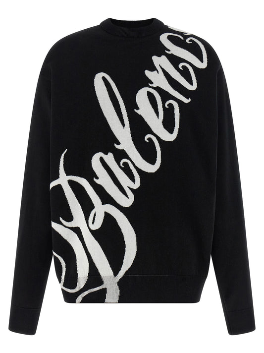 Balenciaga Bicolor Cotton Cardigan