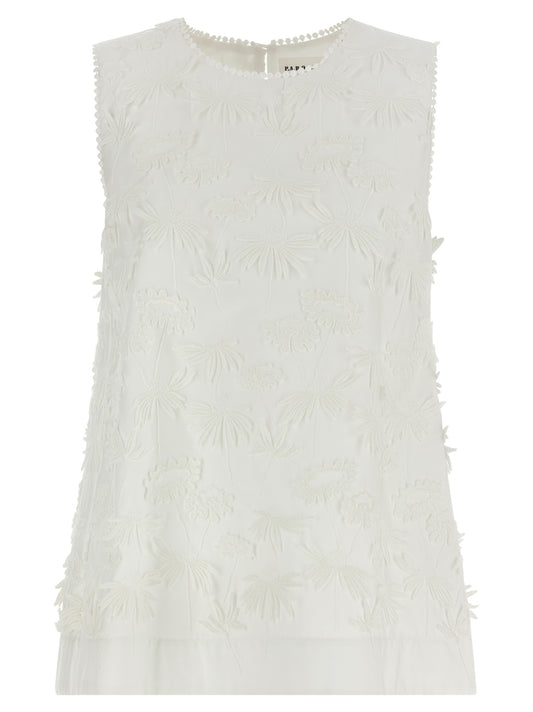 P.A.R.O.S.H. White Cotton Blouse