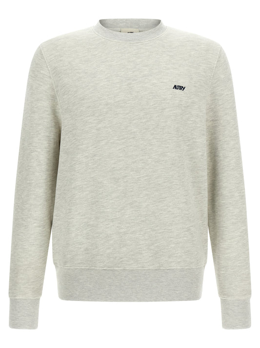 Autry Gray Cotton Sweatshirt