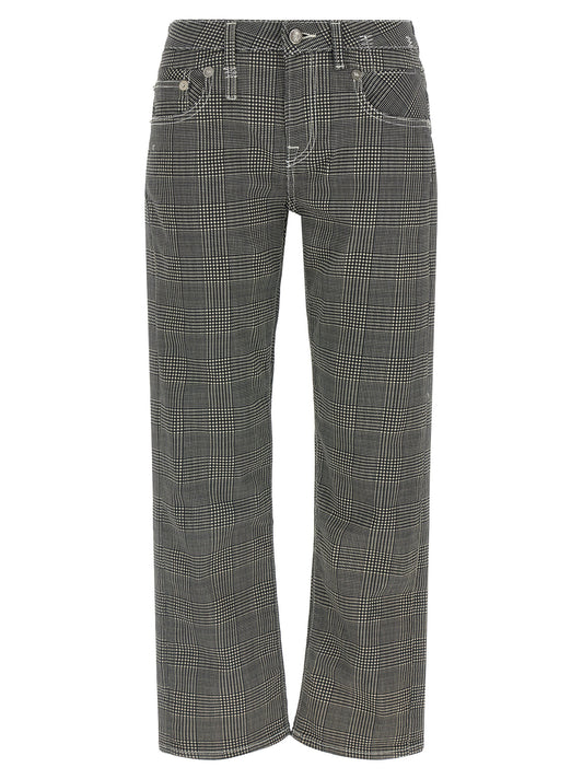 R13 Bicolor Cotton Casual Pants