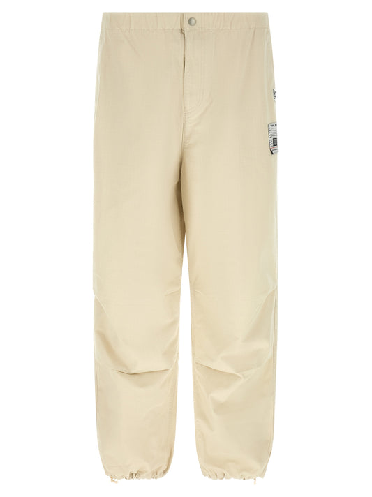 Maison Mihara Yasuhiro Beige Cotton Athletic Pants