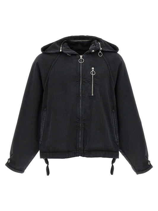 Namacheko Black Cotton Shell Jacket