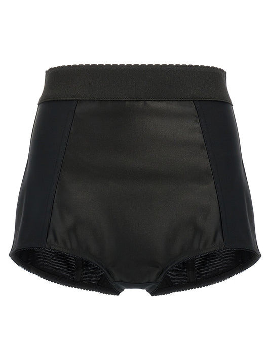 Dolce & Gabbana Black Polyamide Bermuda Shorts