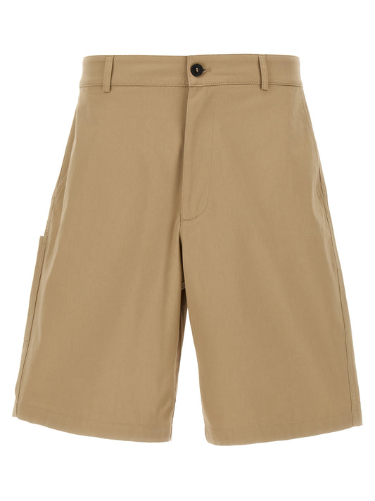 Department 5 Beige Cotton Bermuda Shorts