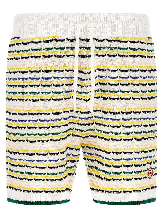 Casablanca Multicolor Cotton Bermuda Shorts