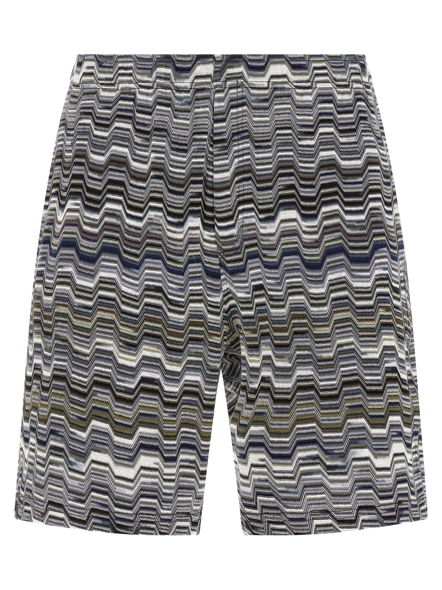 Missoni Bicolor Cotton Bermuda Shorts
