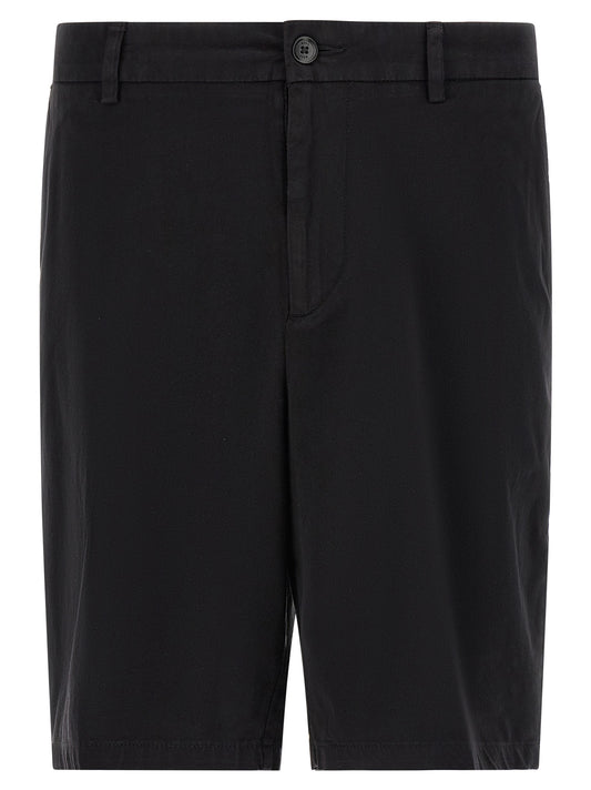 Hugo Boss Black Cotton Bermuda Shorts
