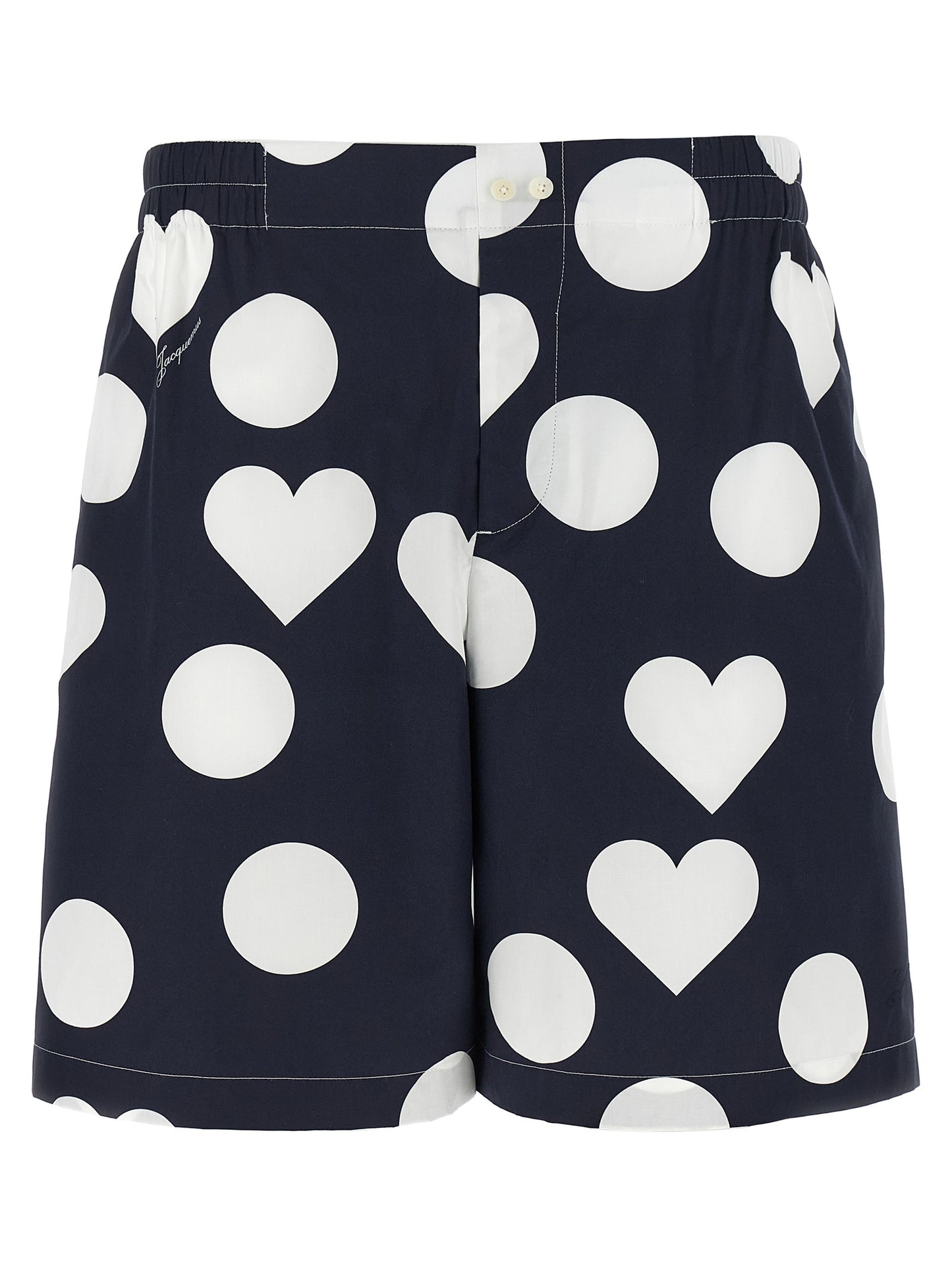 Jacquemus Blue Cotton Bermuda Shorts